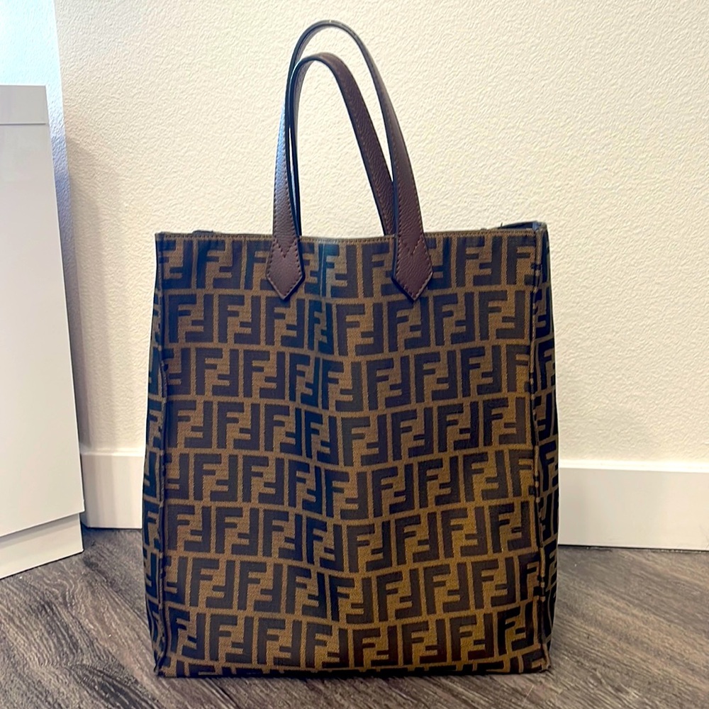 Fendi Zucca Shopper Tote